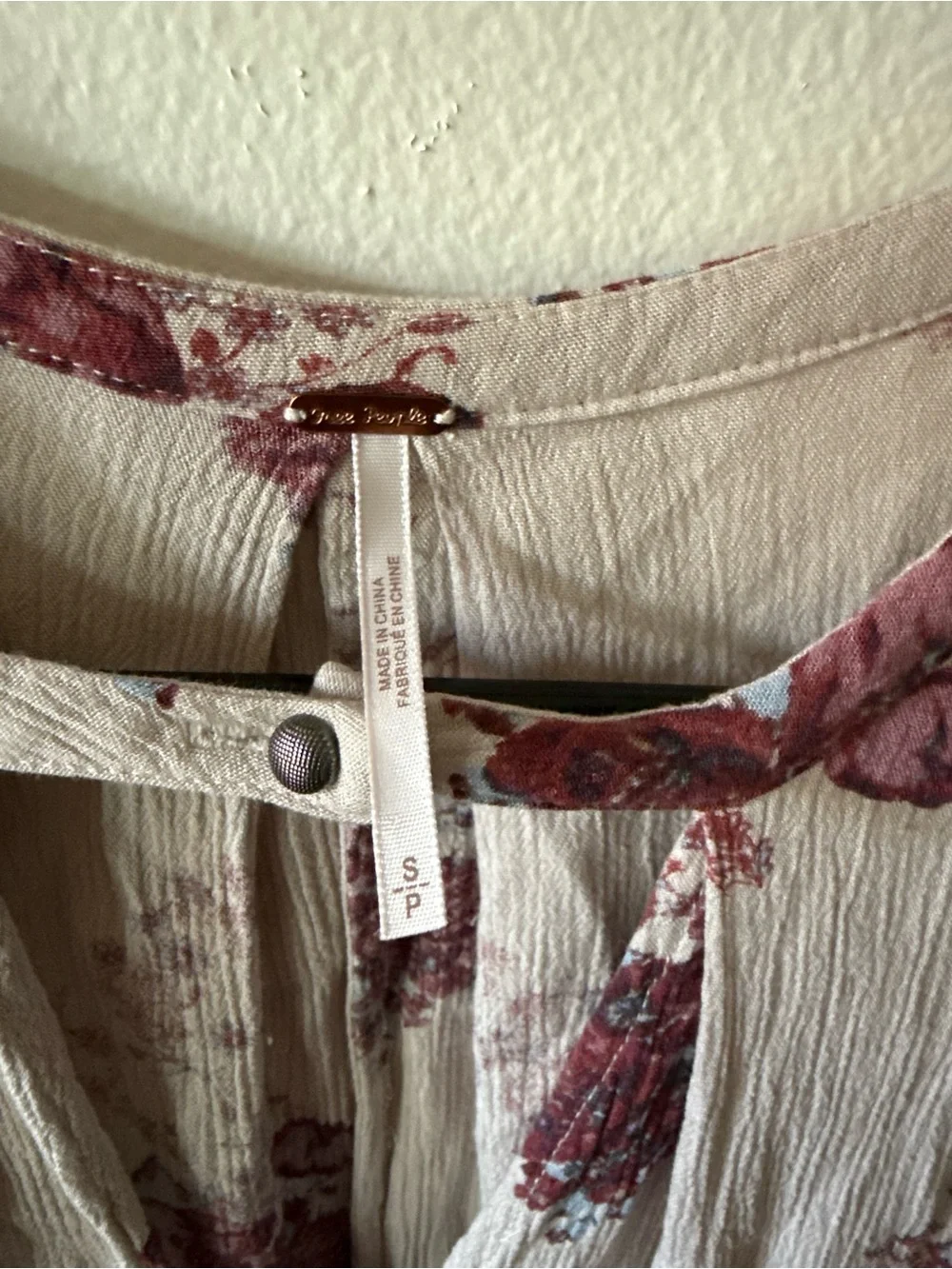Free People Tree Swing Floral Tunic Mini Dress